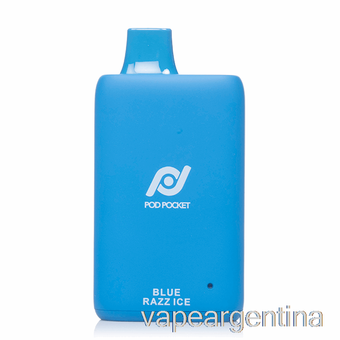 Vape Pod Pocket 7500 Desechable Azul Razz Ice Argentina